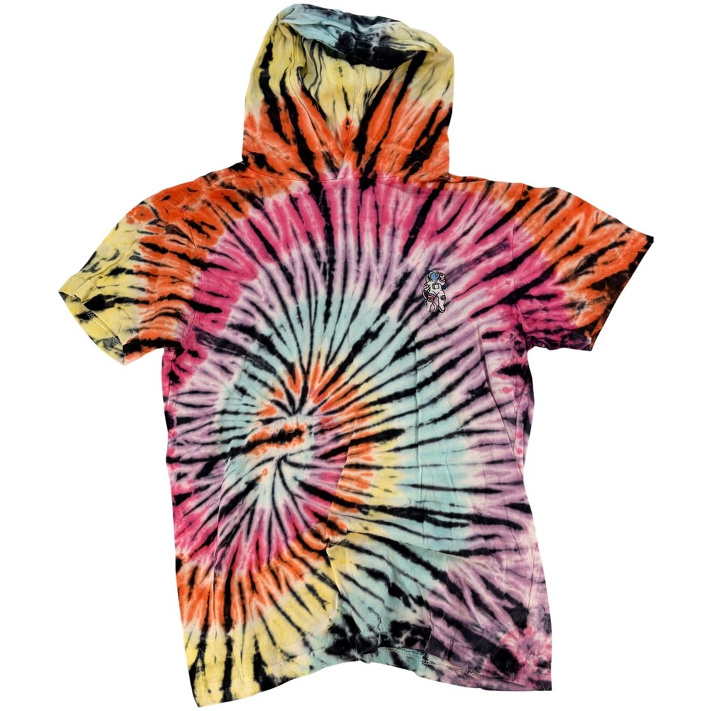 Tie Dye Astronaut Hoodie Small Multi Psychedelic‎ Streetwear
